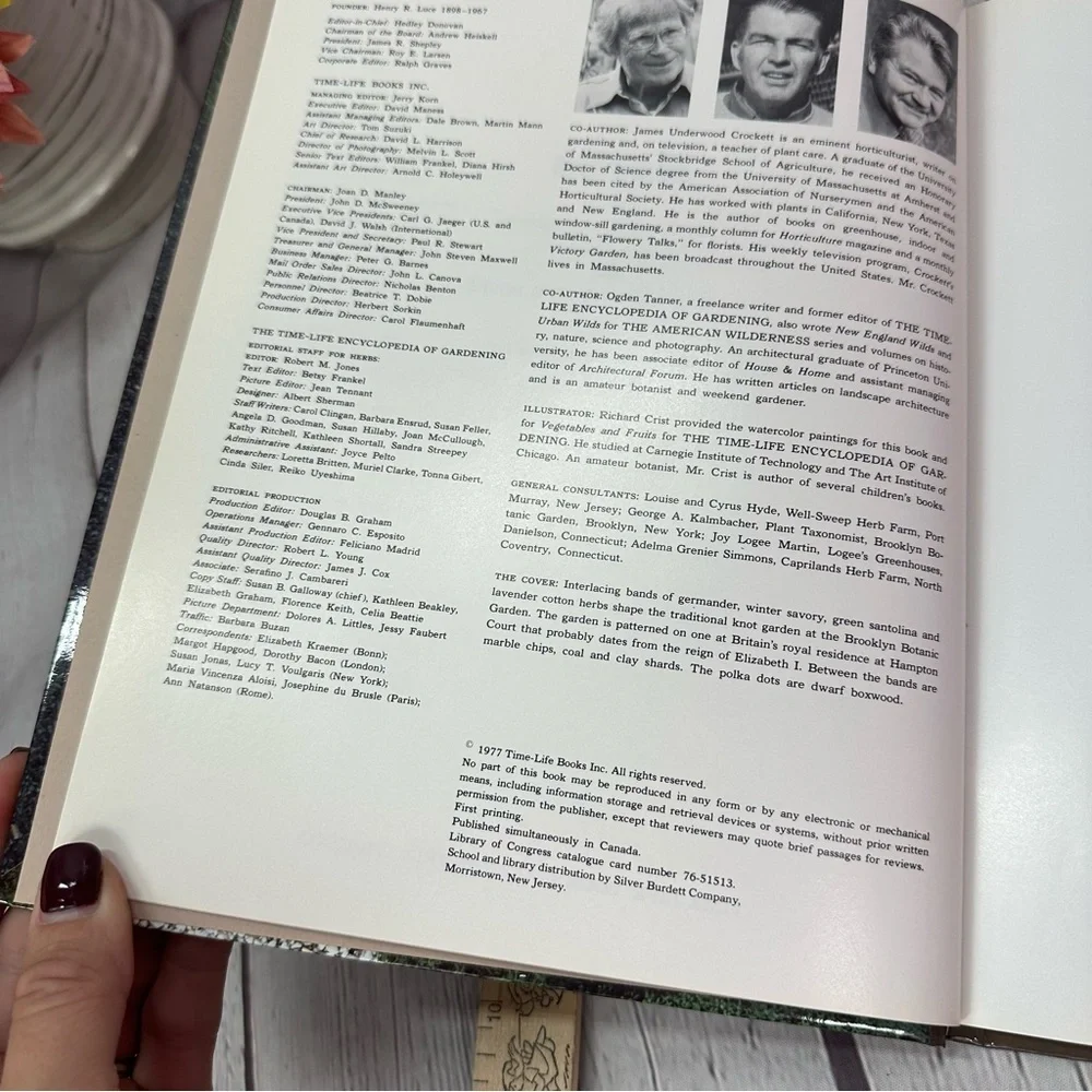 vintage 1977 time life books HERBS hardback homestead gardening